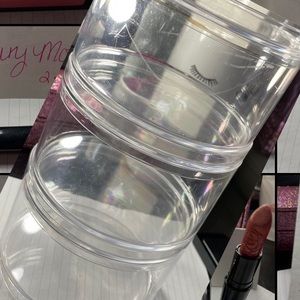 3pc round stackable acrylic organizer